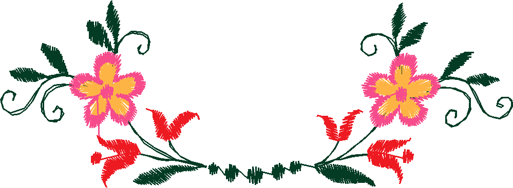 Monogram Flowers