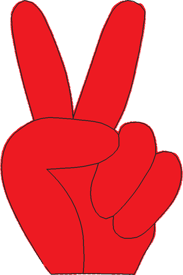peace fingers